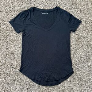 Abercrombie & Fitch Soft A&F Drapey (Black - Extra Small)